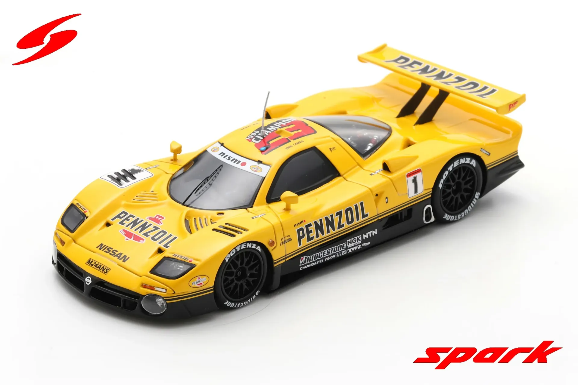 Spark : Nissan R390 GT1 Pennzoil - Erik Comas | Hobby2000 Modélisme